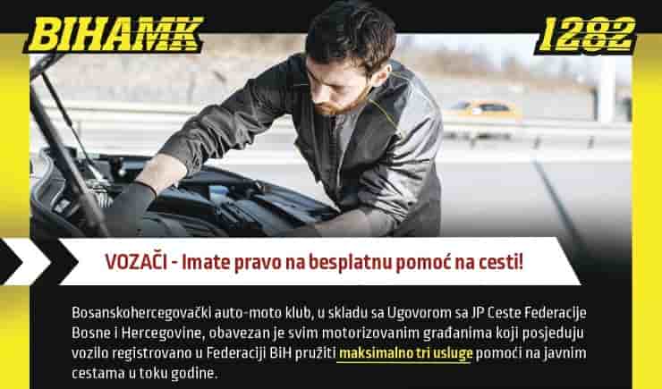 Vozači, imate pravo na besplatnu pomoć na cesti