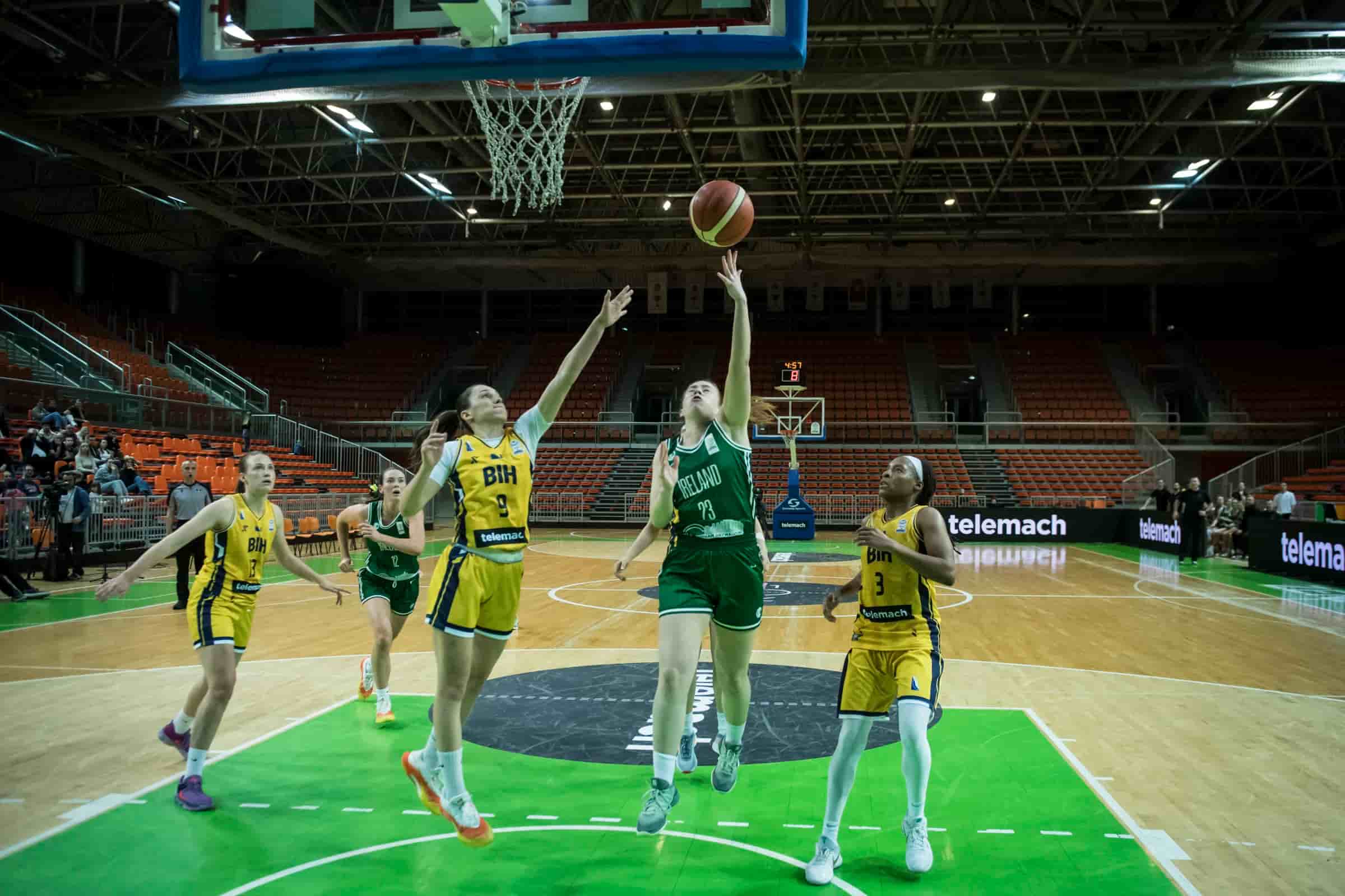 Košarkašice BiH nastavile agoniju: U neizvjesnom meču u Zenici poražene od Irske