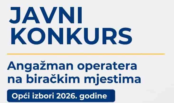 CIK BiH raspisao konkurs za angažman operatera na biračkim mjestima