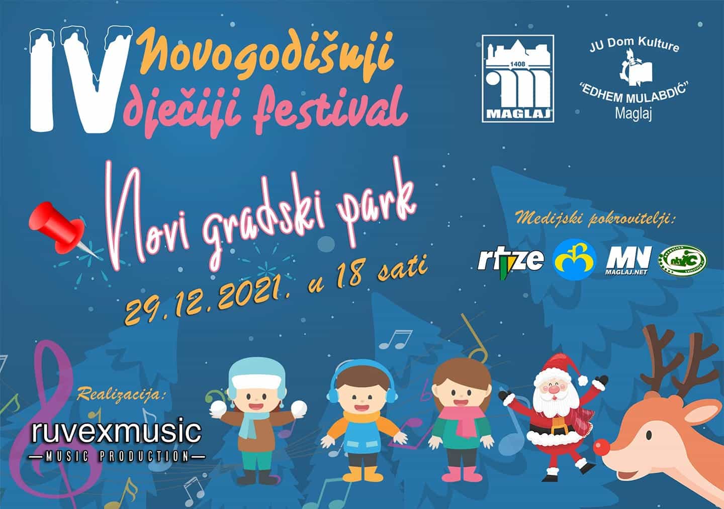 Maglaj: U srijedu 4. Novogodišnji dječiji festival