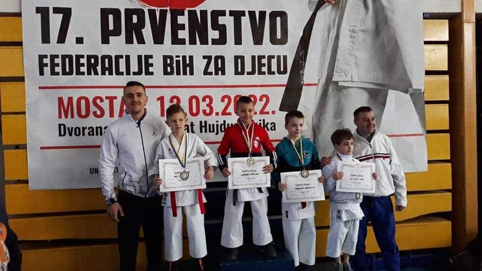 Karatisti KK Leopard osvojili četiri medalje na Prvenstvu FBiH u Mostaru