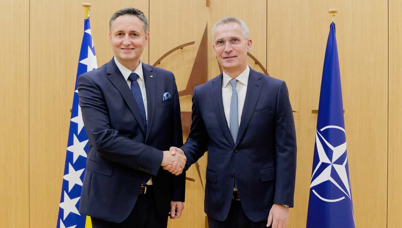 Denis Bećirović se u Briselu sastao sa šefom NATO saveza