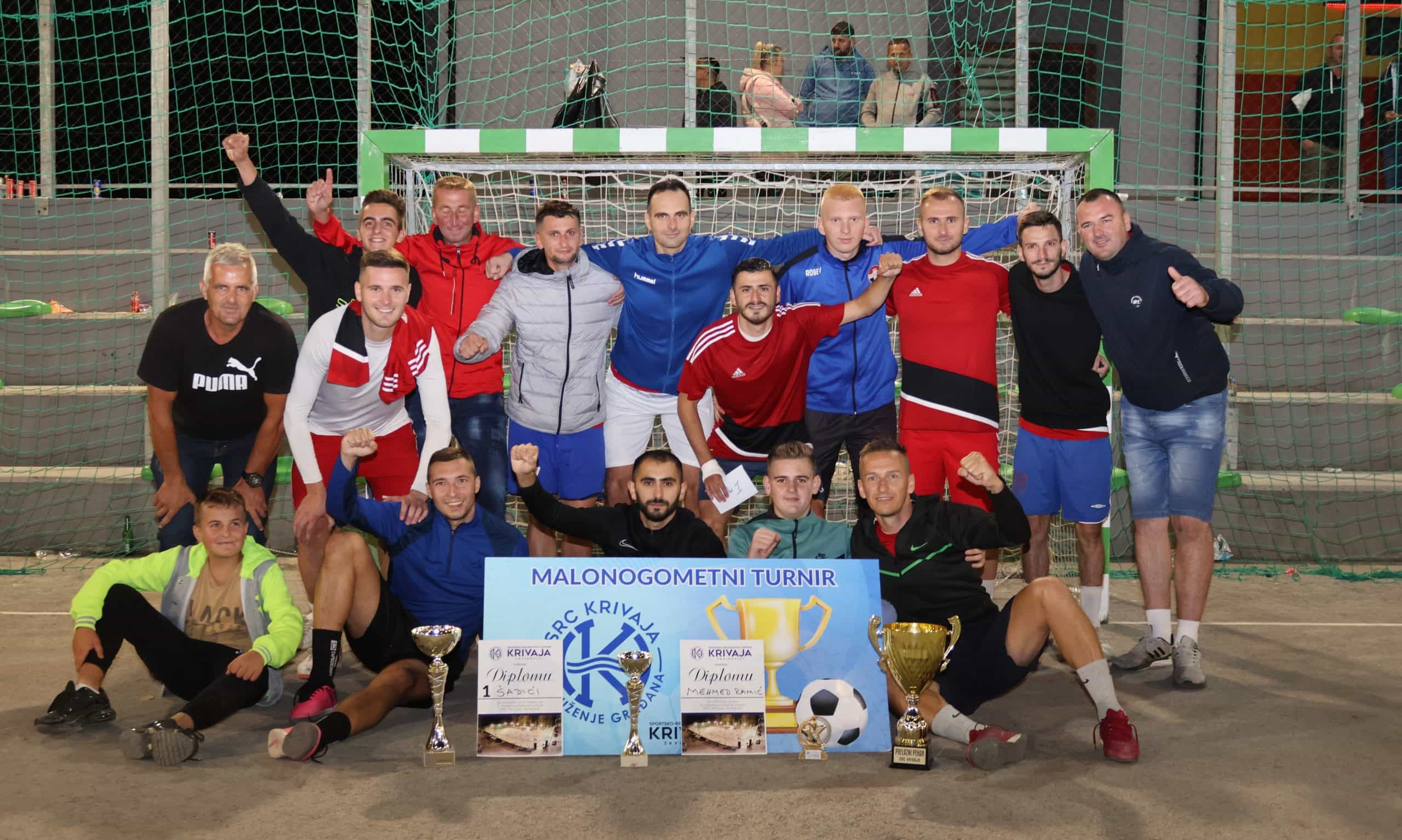 Šadići odbranili trofej šampion na malonogometnom turniru SRC Krivaja 2023