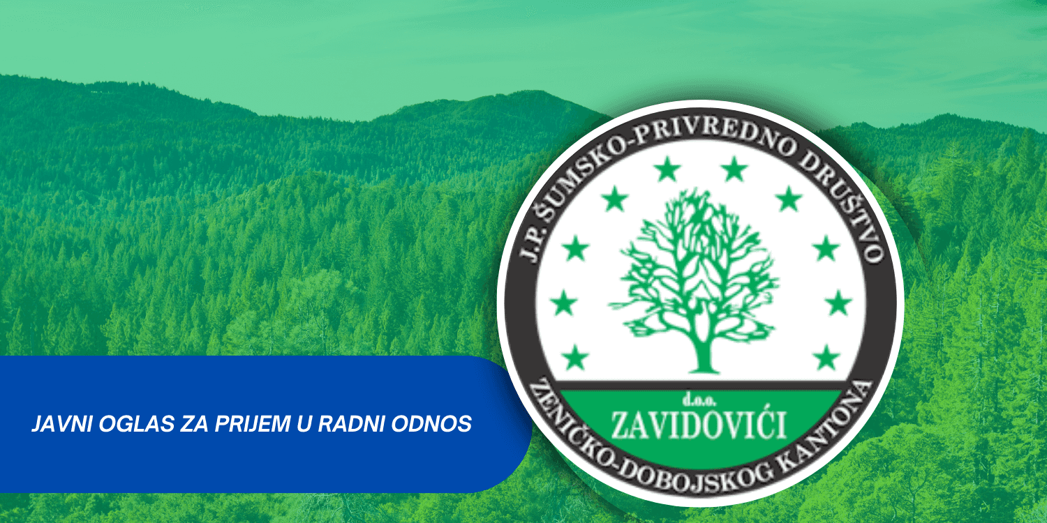 JP ŠPD ZDK: Javni oglas za prijem u radni odnos