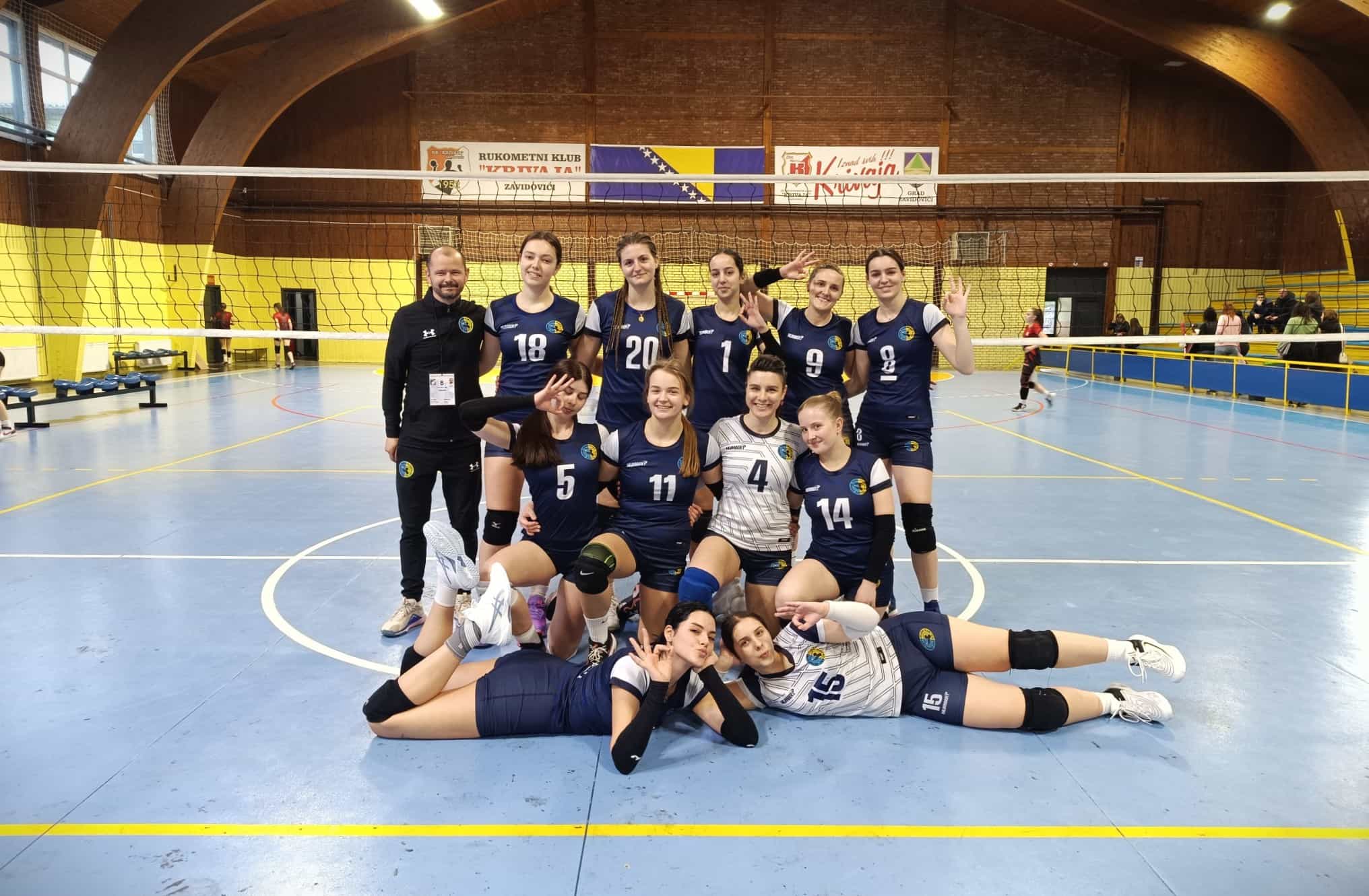 Pobjeda odbojkašica Žepča protiv Krivaje