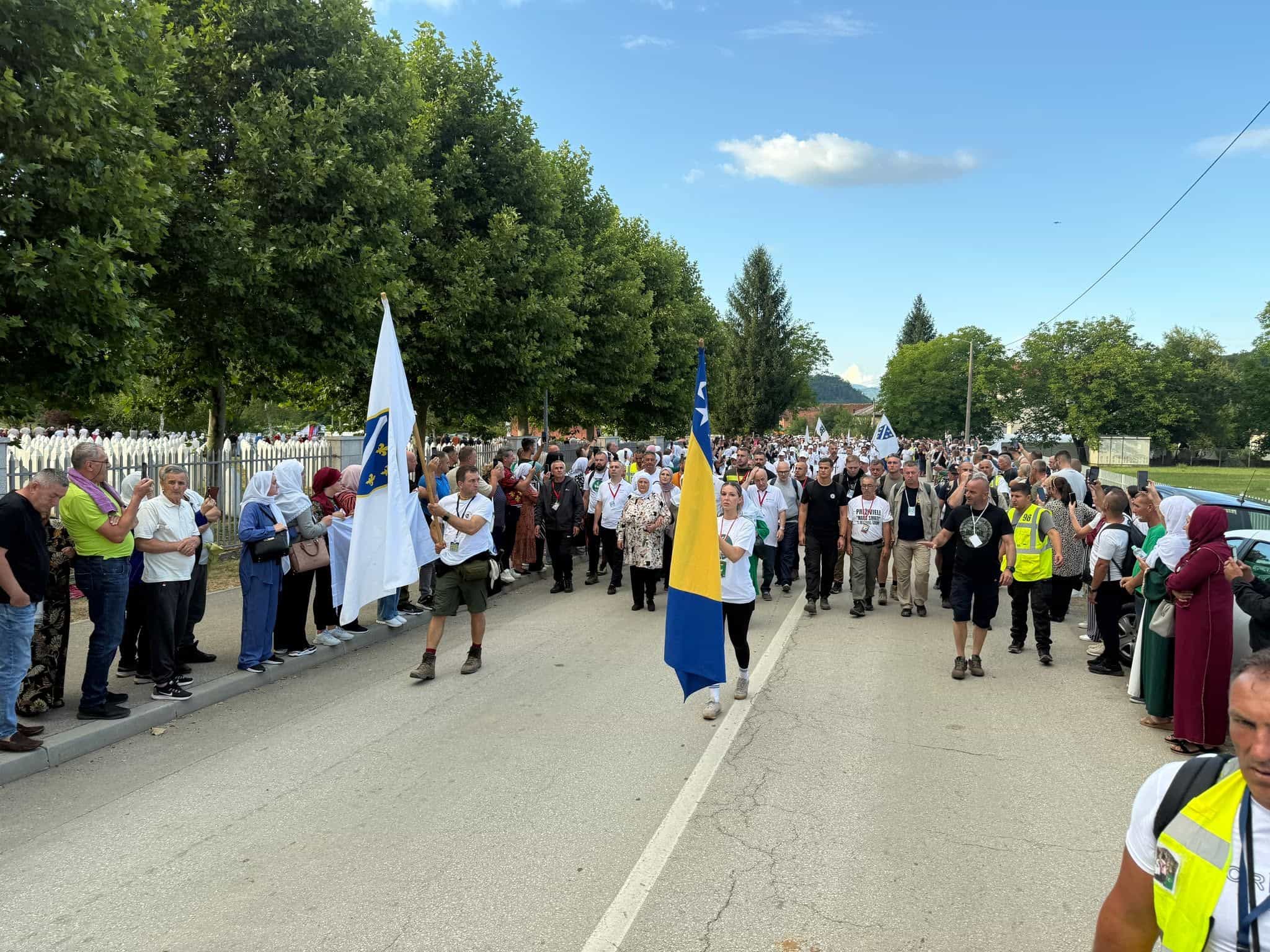 Učesnici Marša mira stigli danas u Potočare