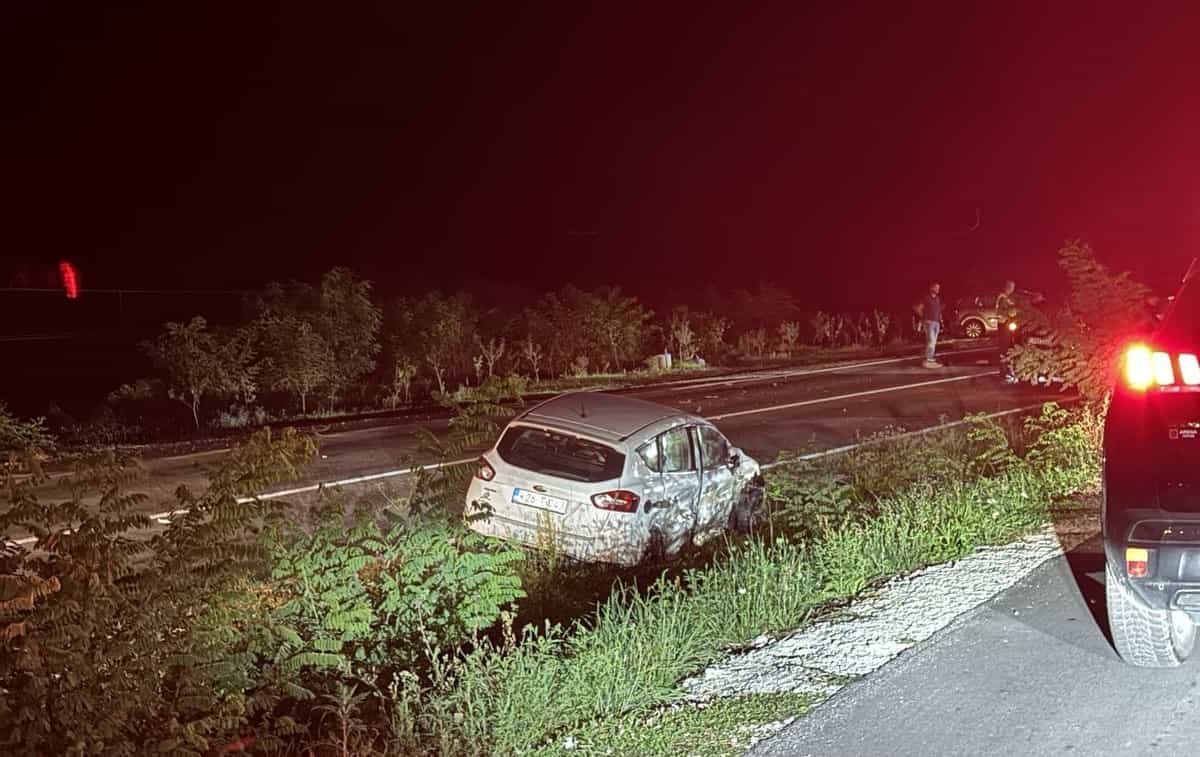 Sudar na magistrali kod Žepča, formirane kolone