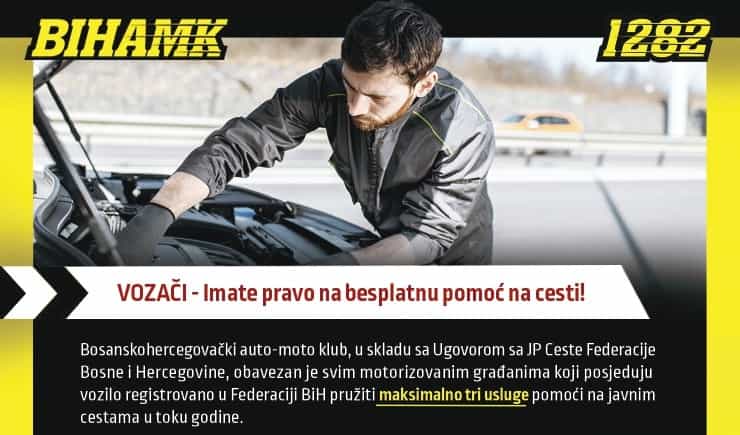 Vozači, imate pravo na besplatnu pomoć na cesti