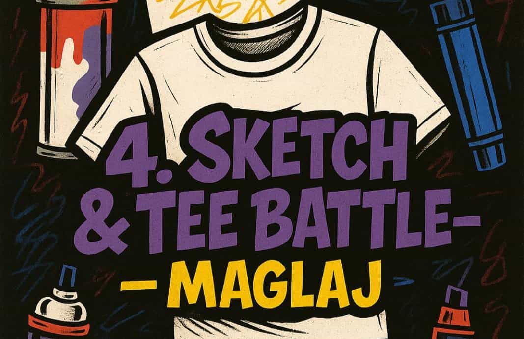 Prilika za grafitti umjetnike: U nedjelju u Maglaju 4. Sketch & Tee Battle