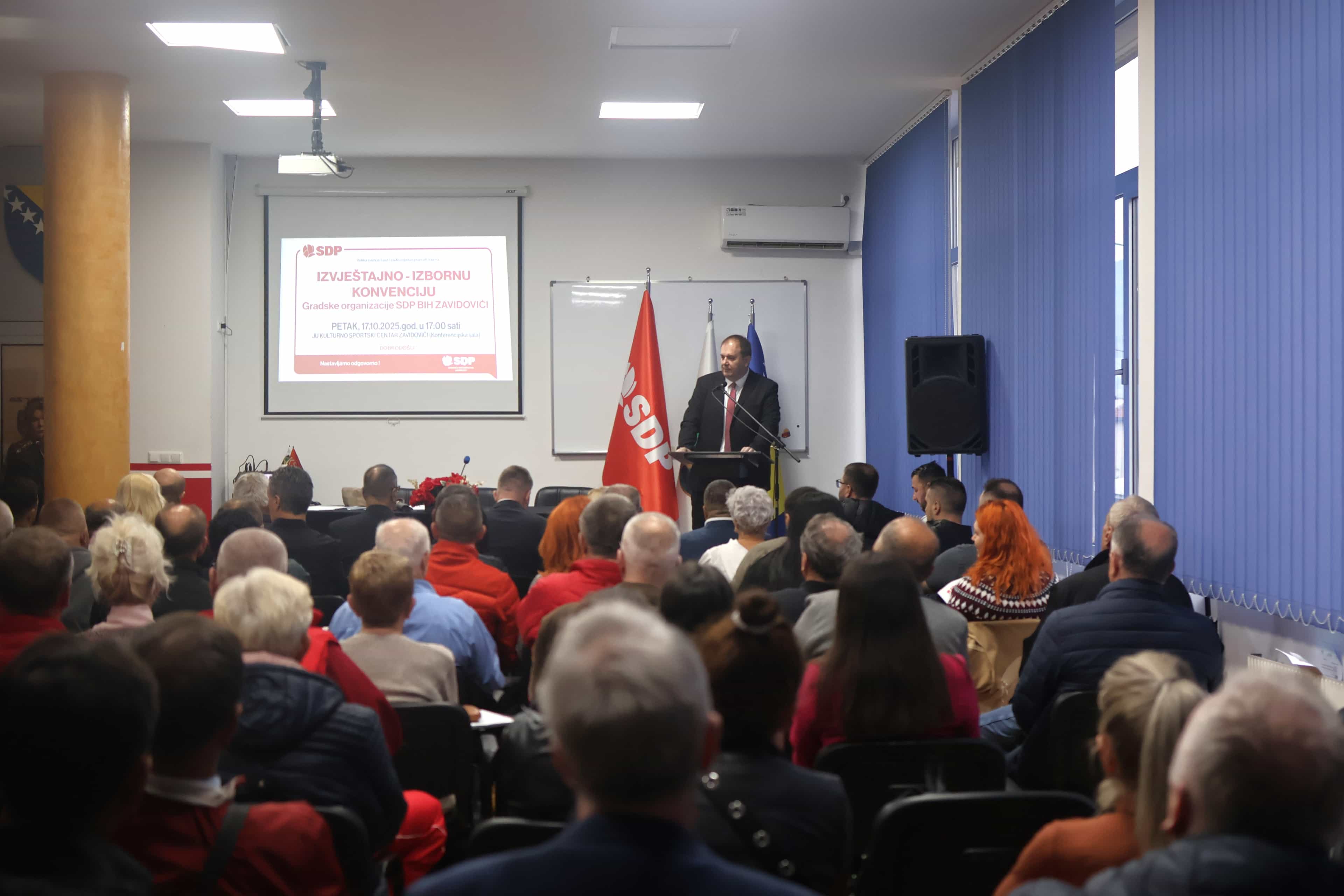 Damir Memić ponovo izabran za predsjednika GO SDP BiH Zavidovići