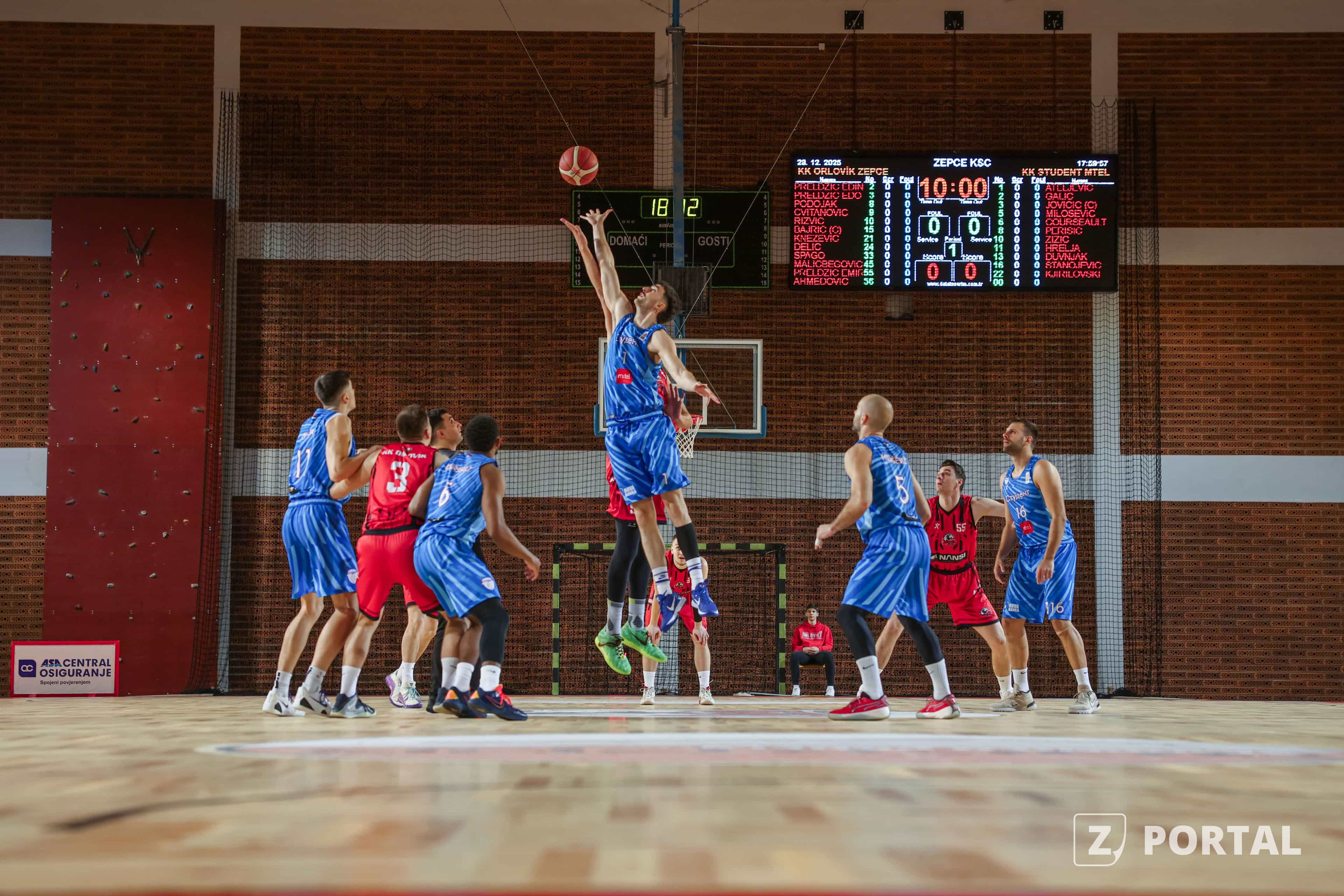 Pobjeda košarkaška Orlovika protiv Basketa iz Živinica