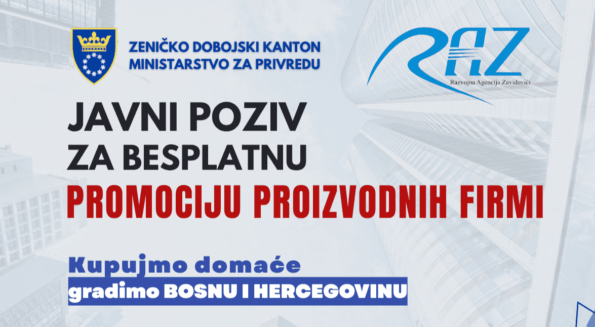 RAZ: Javni poziv za besplatnu promociju firmi