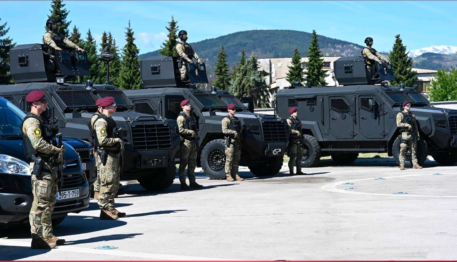 Predstavljena nova oklopna vozila nabavljena za potrebe MUP-a ZDK