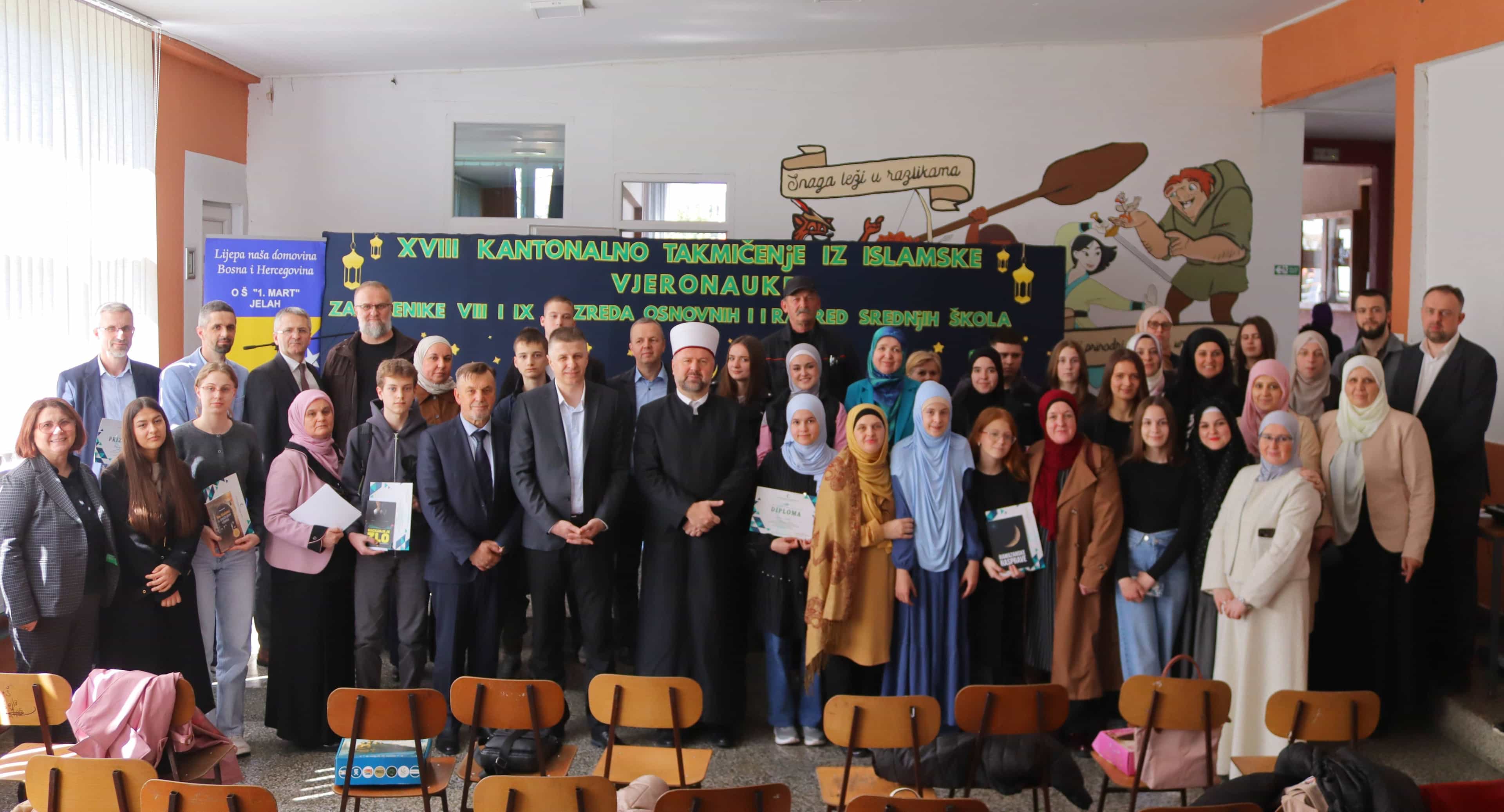 Održano 18. takmičenje iz Islamske vjeronauke na nivou Muftiluka zeničkog