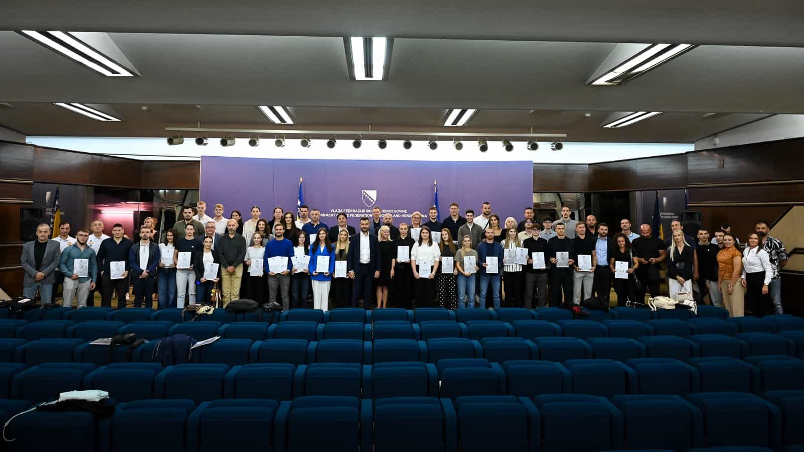 U sjedištu Vlade FBiH uručene plakete najboljim sportistima Federacije BiH
