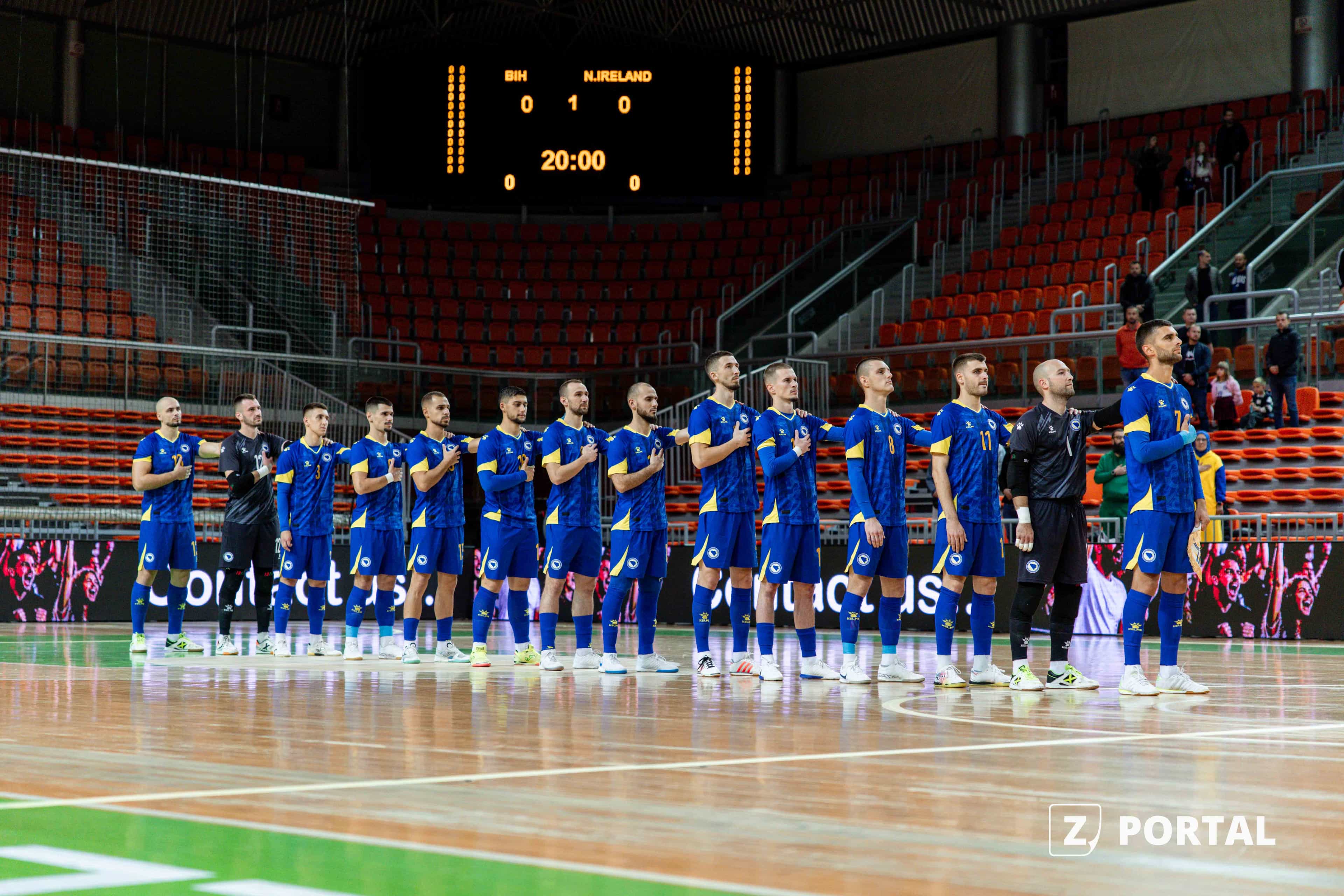 Futsal reprezentacija BiH uvjerljiva protiv Sjeverne Irske na startu kvalifikacija