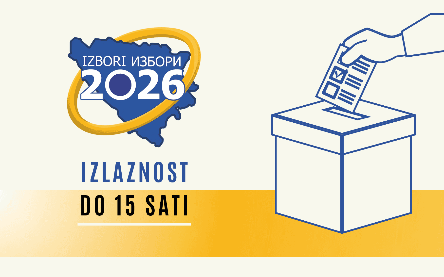 Opći izbori 2026: Iz minute u minutu