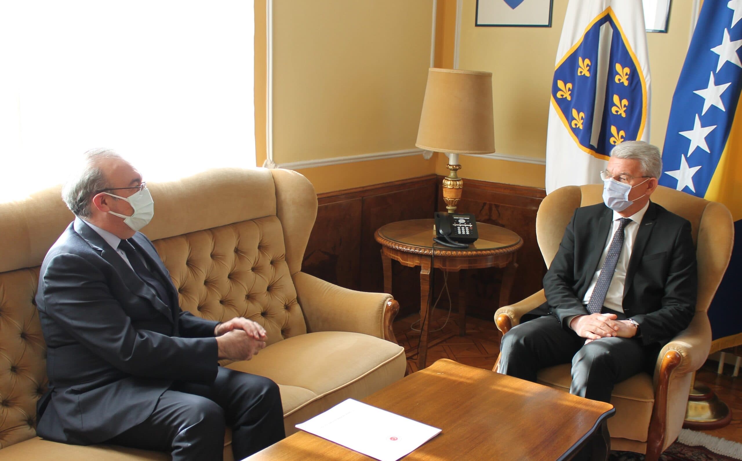 Šefik Džaferović u oproštajnu posjetu primio ambasadora Turske