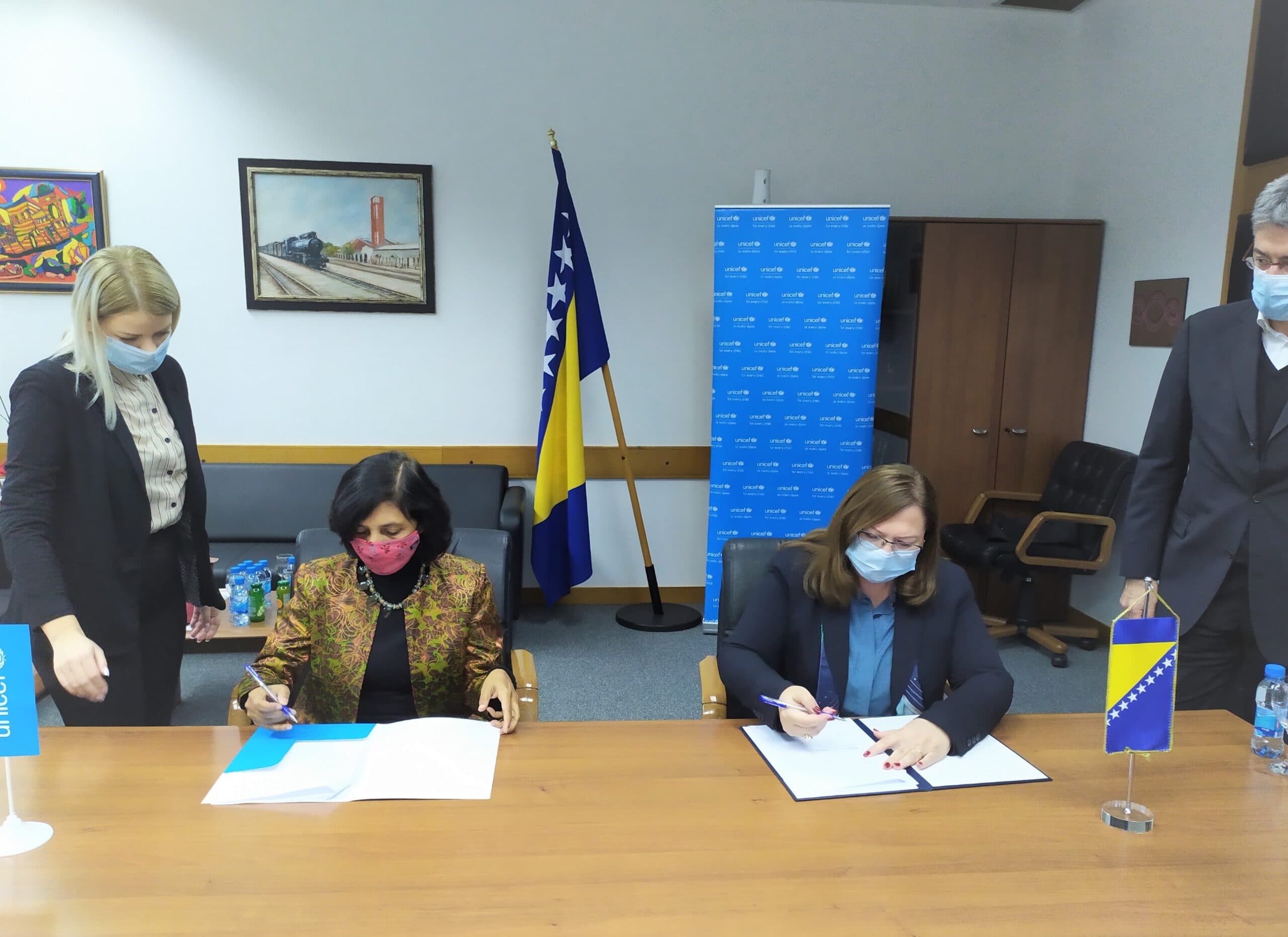 Potpisan Memorandum o razumijevanju za usluge nabavke između Vijeća ministara BIH i UNICEF-a
