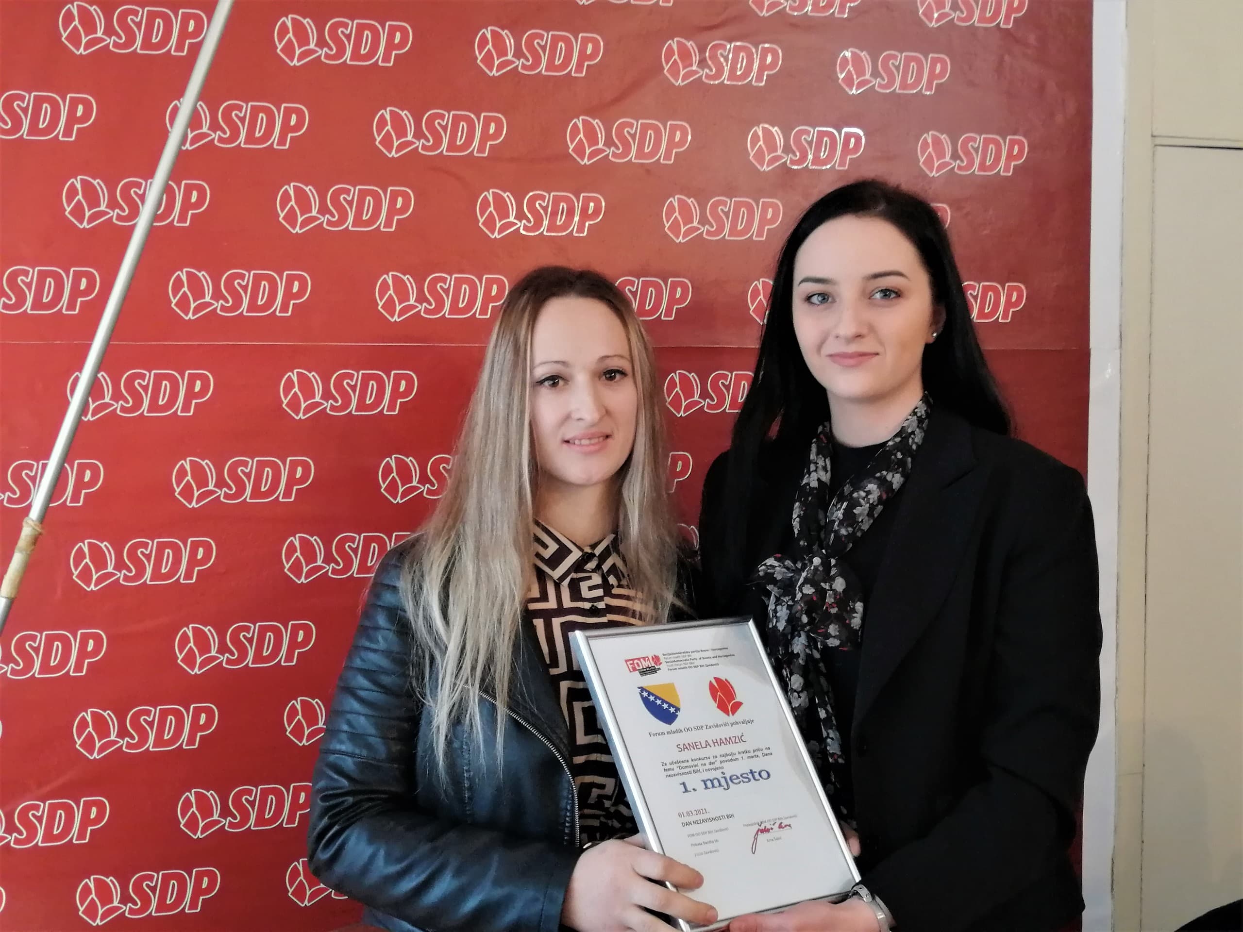 SDP Zavidovići: Nagrađeni najbolji radovi na temu “Domovini na dar”