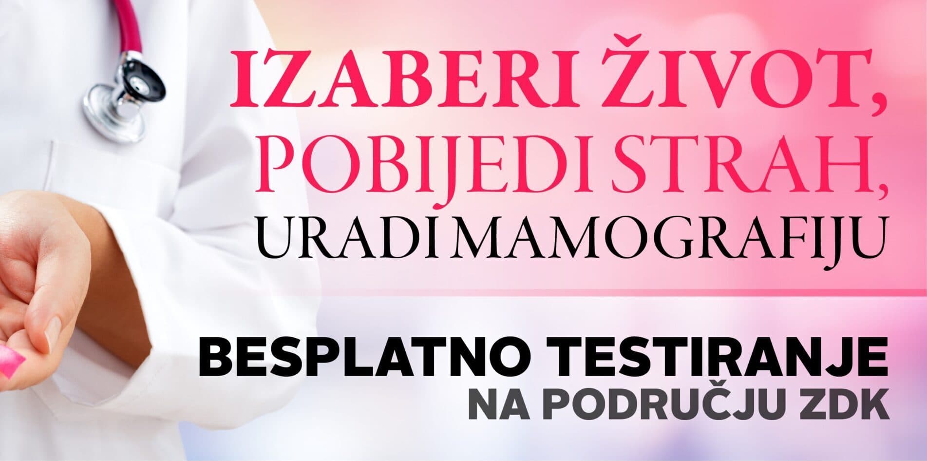 Za 30 mjeseci gotovo 10 hiljada besplatnih mamografskih pregleda u ZDK