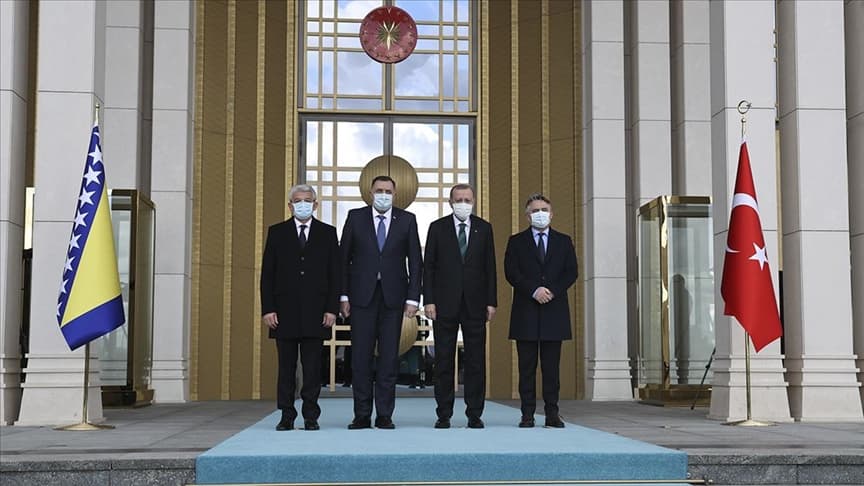 Erdoğan primio članove Predsjedništva BiH