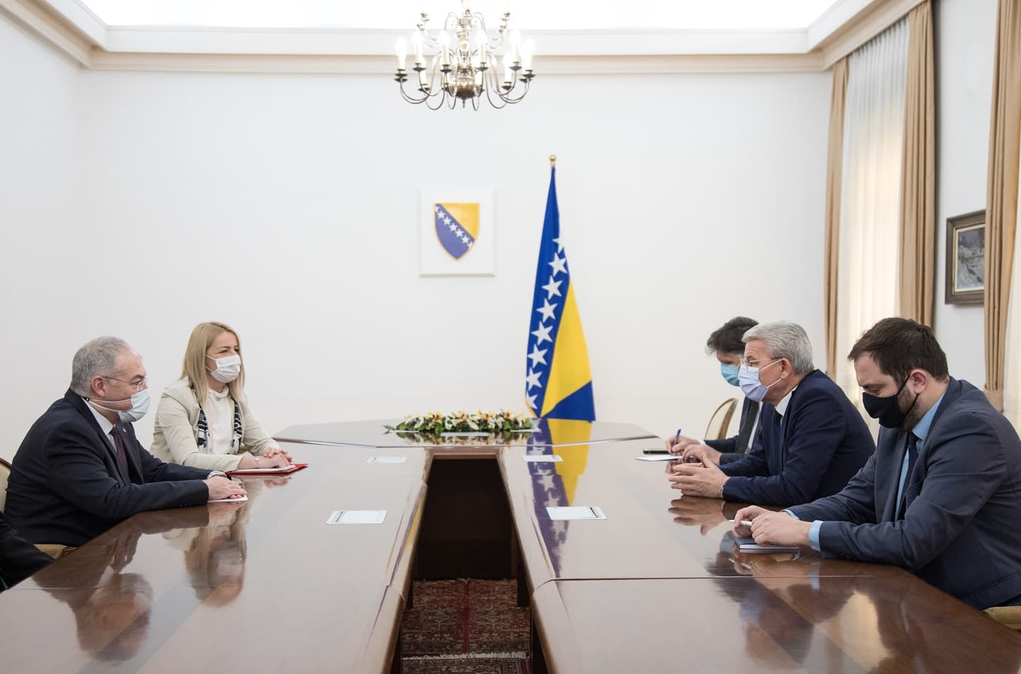 Džaferović primio u nastupnu posjetu novog ambasadora Turske