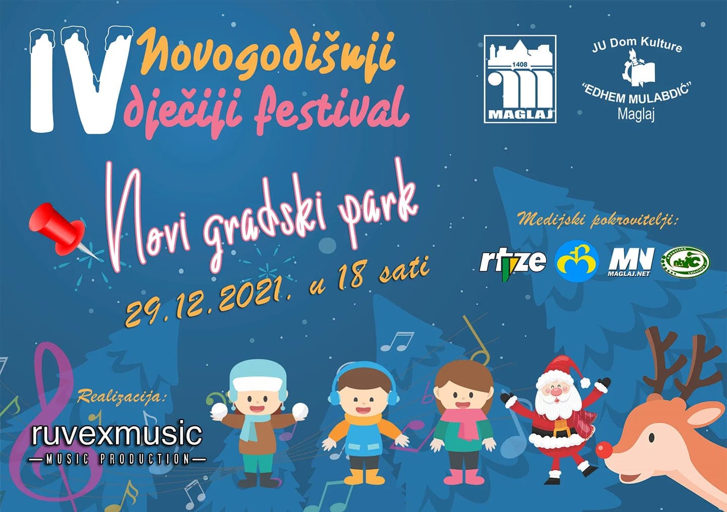 Maglaj: U srijedu 4. Novogodišnji dječiji festival