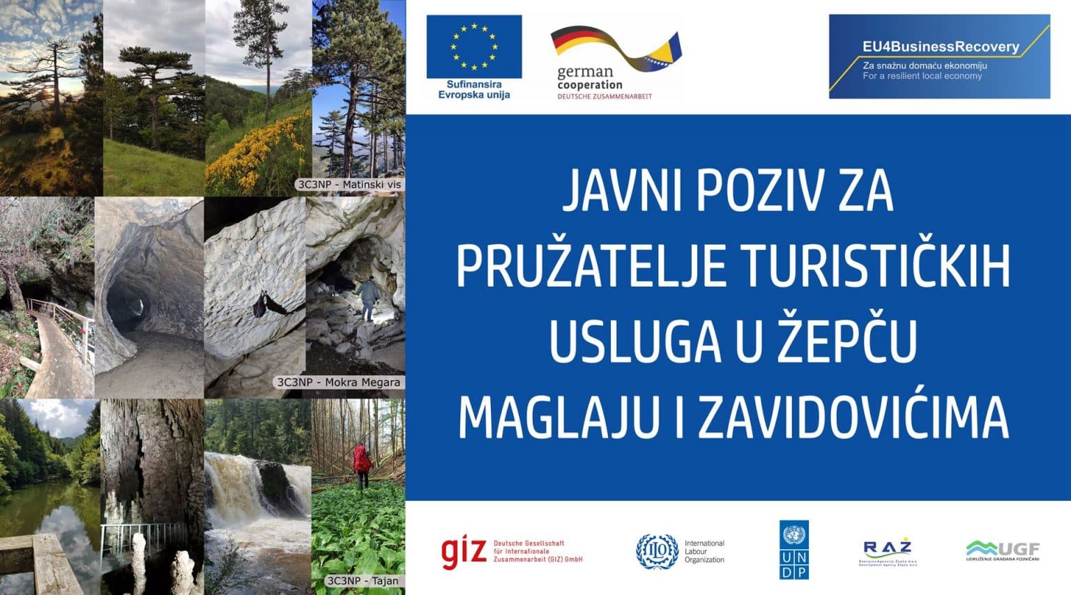 Javni poziv za pružatelje turističkih usluga na području Žepča, Maglaja i Zavidovića