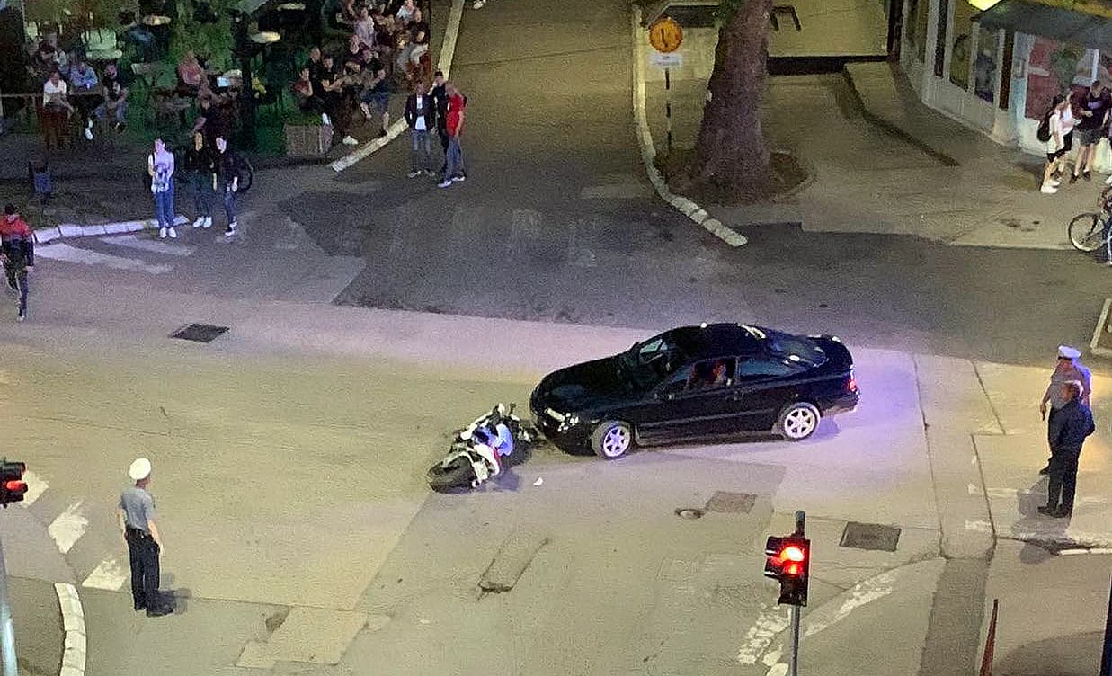 Sudar automobila i motocikliste u Maglaju