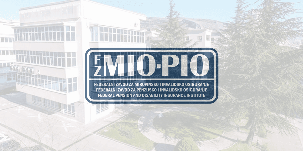 FZ MIO/PIO objavio oglas za popunu upražnjenih radnih mjesta, dvije pozicije u ZDK