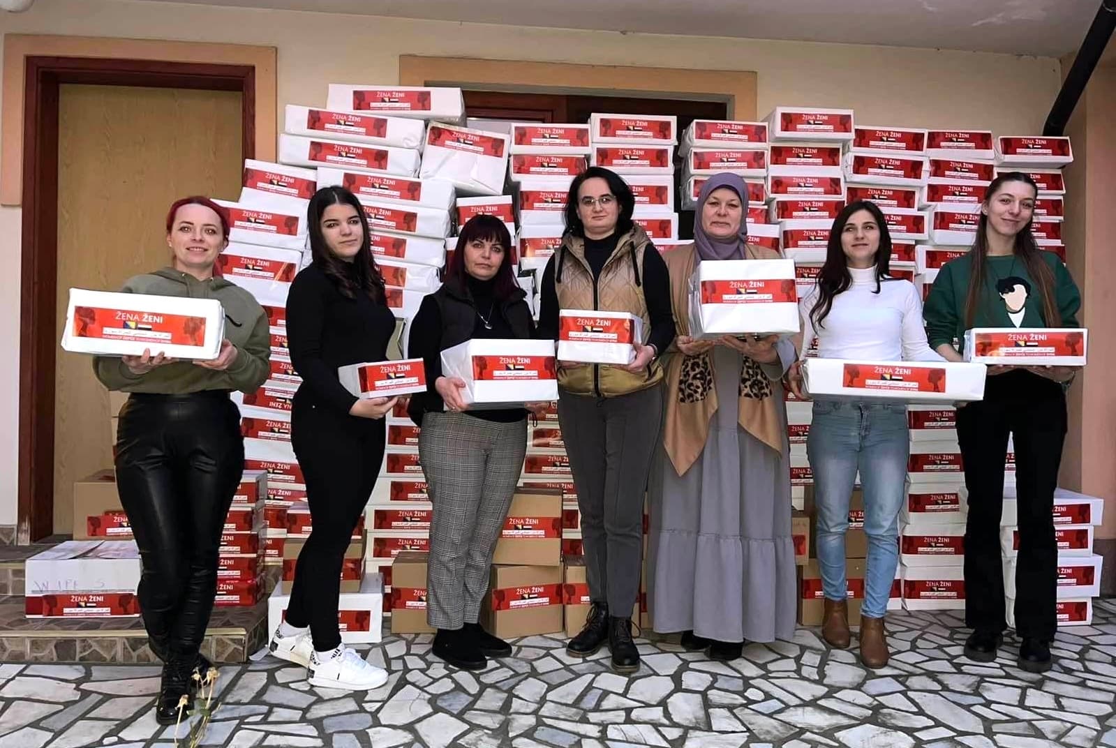 Projekat Žena ženi uspješno završen u Žepču: 205 higijenskih paketa za žene Sirije