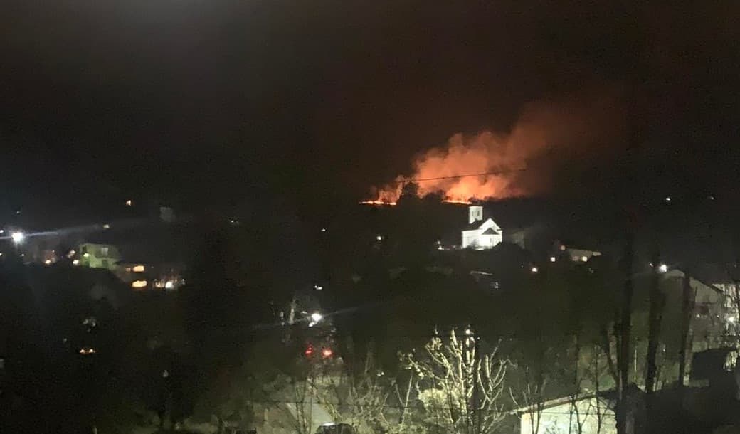 Požar u Zavidovićima na lokalitetu Biljačića