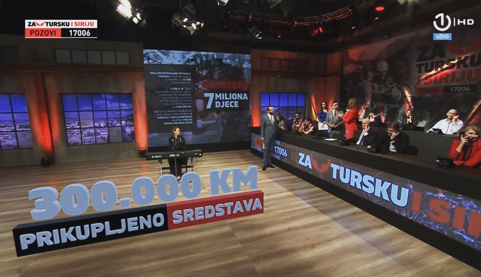 U Teletonu prikupljeno preko 300.000 KM za pomoć Turskoj i Siriji