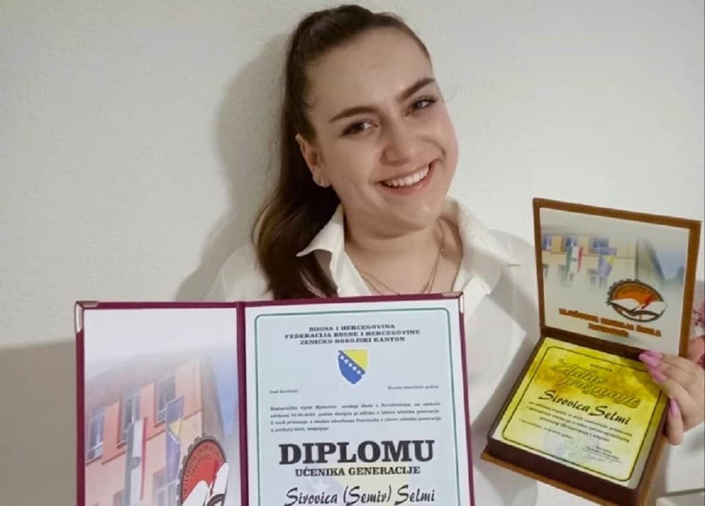 Intervju: Selma Sirovica – Učenica generacije Mješovite srednje škole Zavidovići