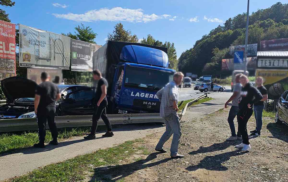 Normalizovan saobraćaj na magistralnom putu nakon saobraćajne nezgode