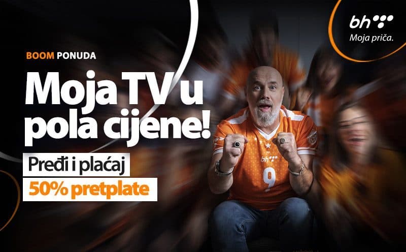 Moja TV po 50% nižoj cijeni!