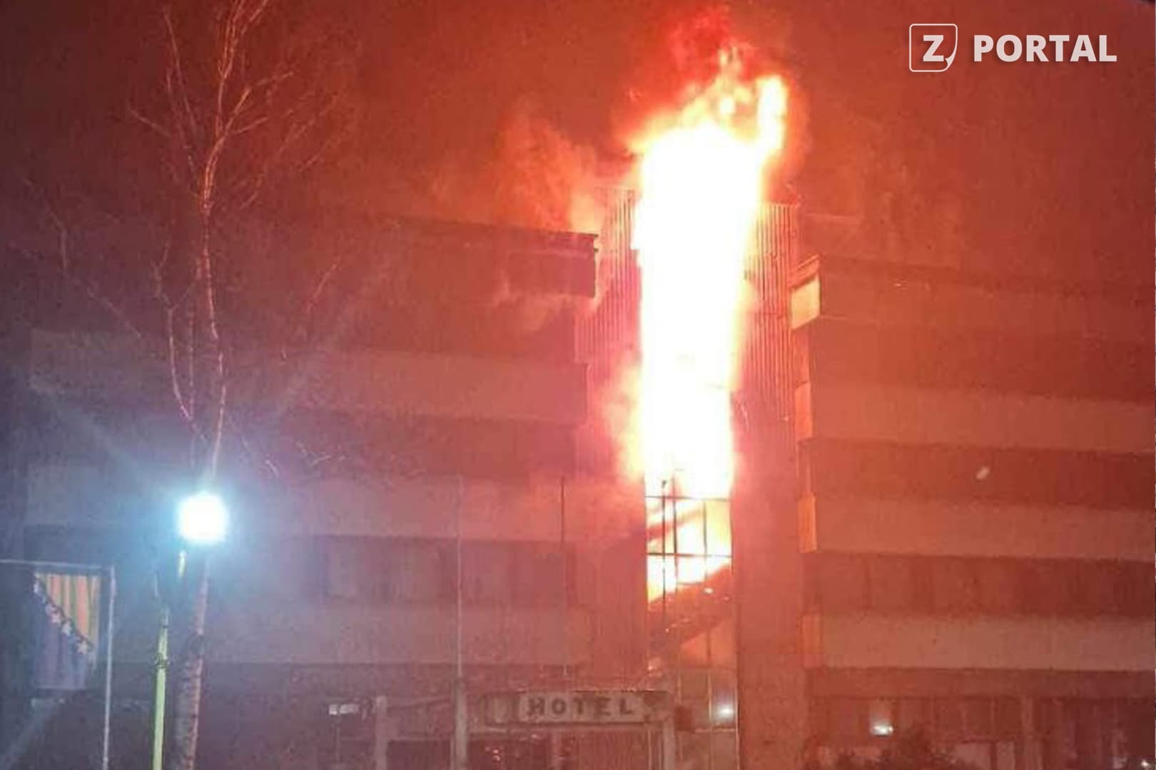 Ugašen požar na hotelu Kristal
