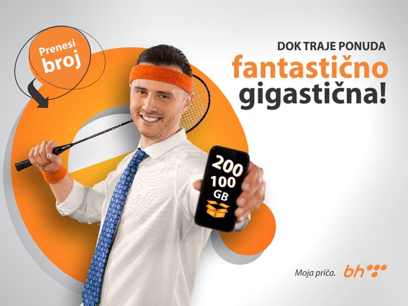 Prenesi broj dok traje ponuda fantastično gigastična!