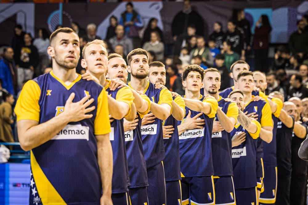 Košarkaši BiH večeras u Mejdanu protiv Francuske