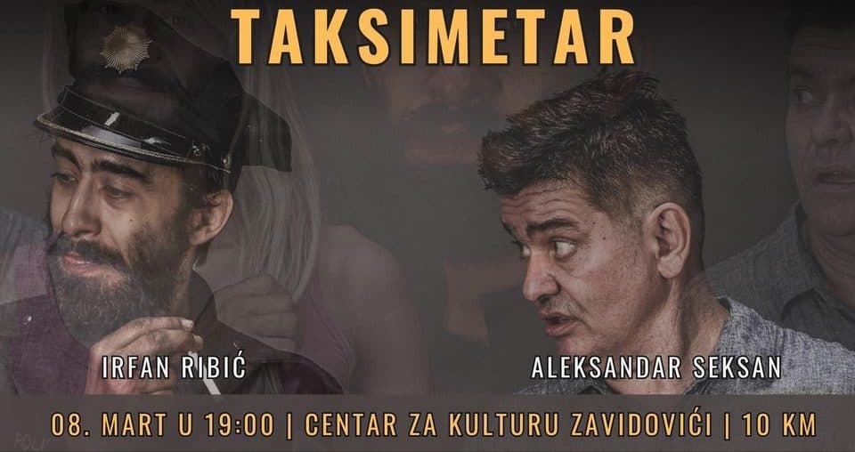 Narednog mjeseca predstava “Taksimetar” u Zavidovićima