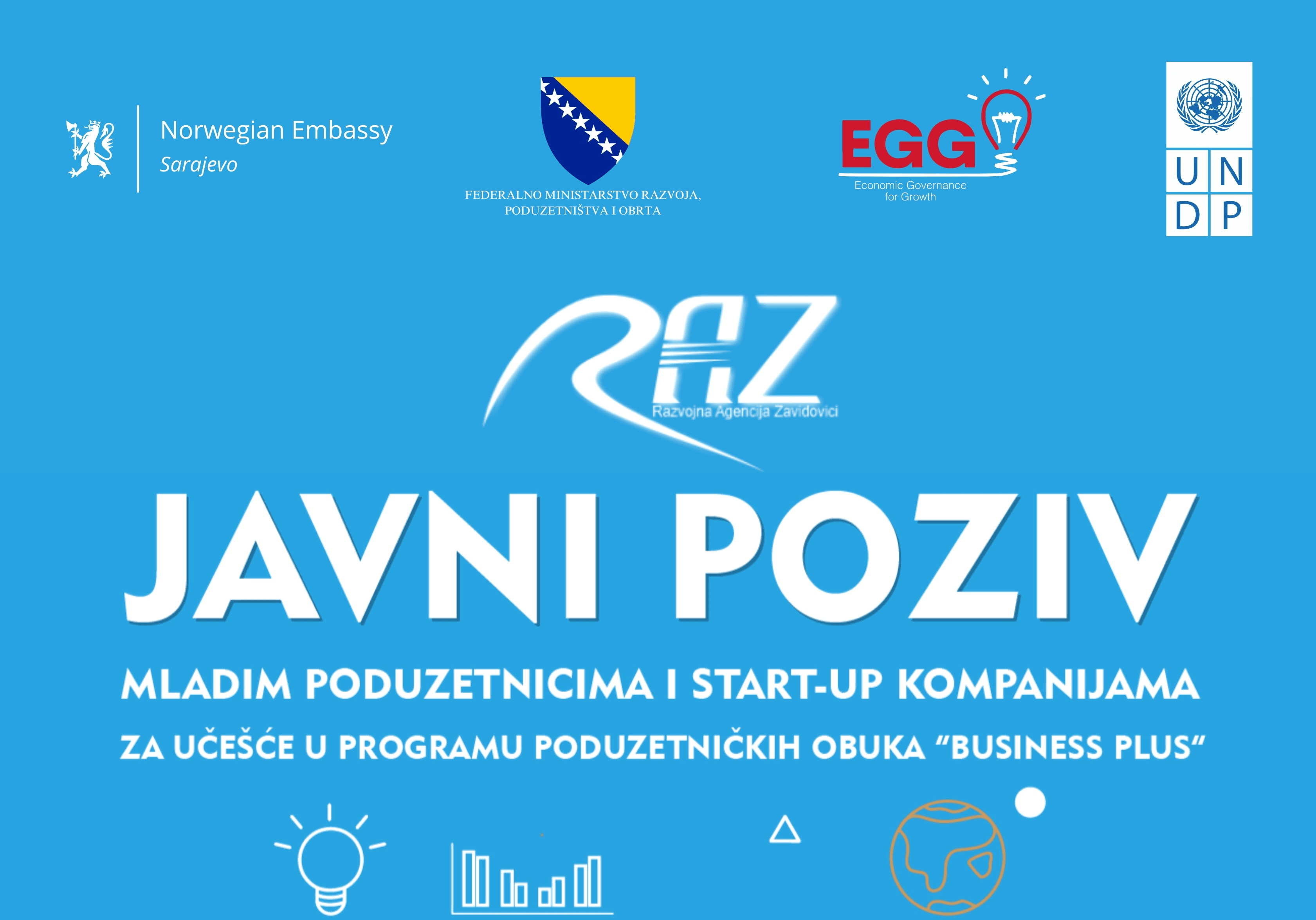 Javni poziv za učešće u programu poduzetničkih obuka “Business Plus”