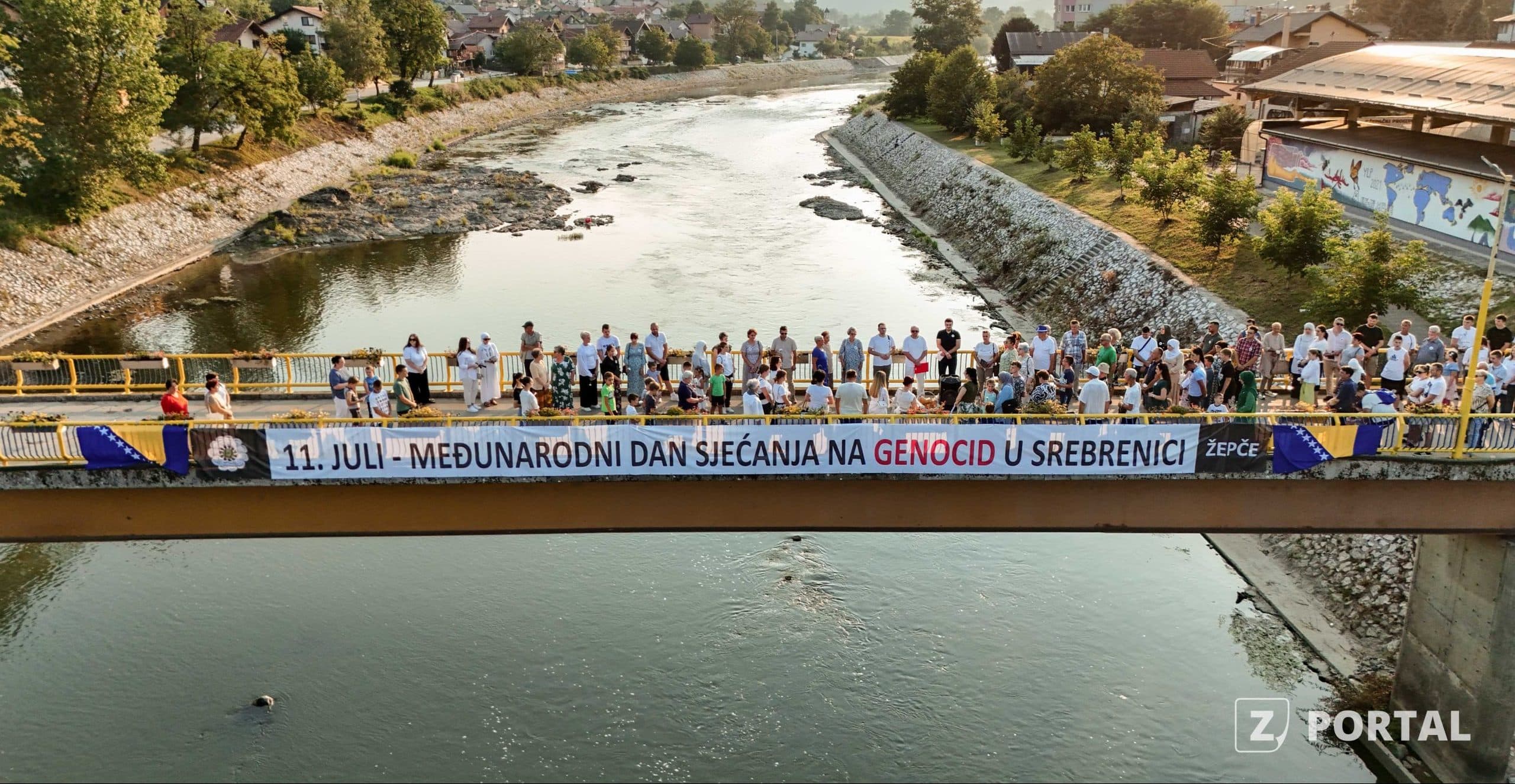 Prigodnim programom u Žepču obilježen Dan sjećanja na žrtve genocida u Srebrenici