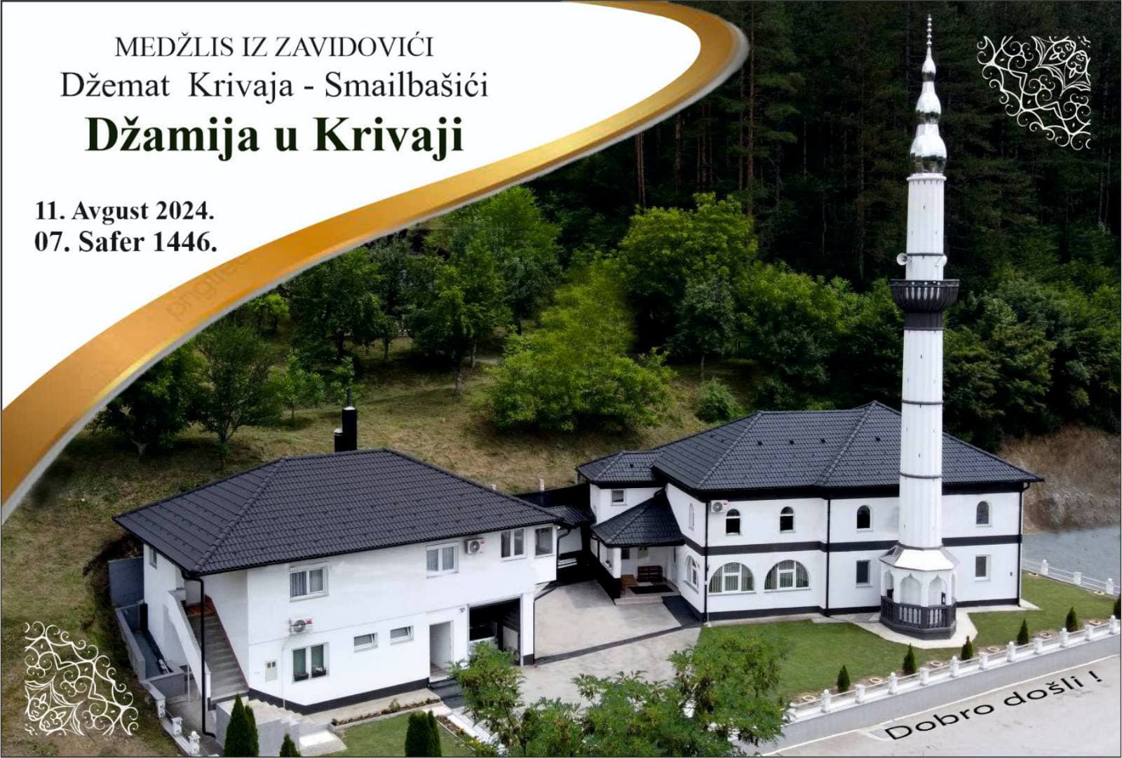 Za vikend manifestacija svečanog otvorenja džamije u džematu Krivaja – Smailbašići