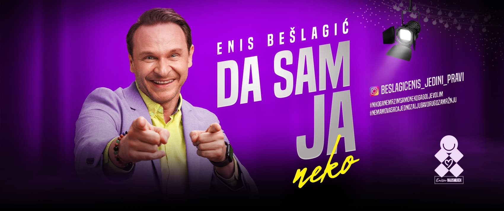 Enis Bešlagić sa hit komedijom “Da sam ja neko” stiže u Zavidoviće