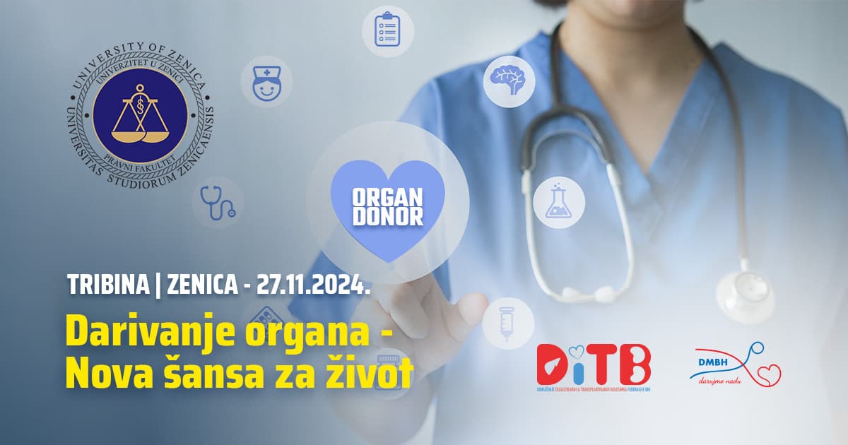 Tribina u Zenici: Darivanje organa – Nova šansa za život