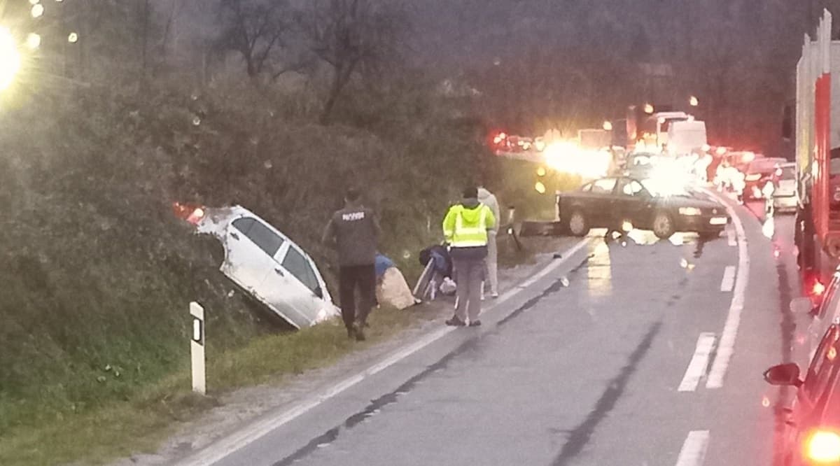 Saobraćajna nezgoda na magistralnom putu kod Golubinje