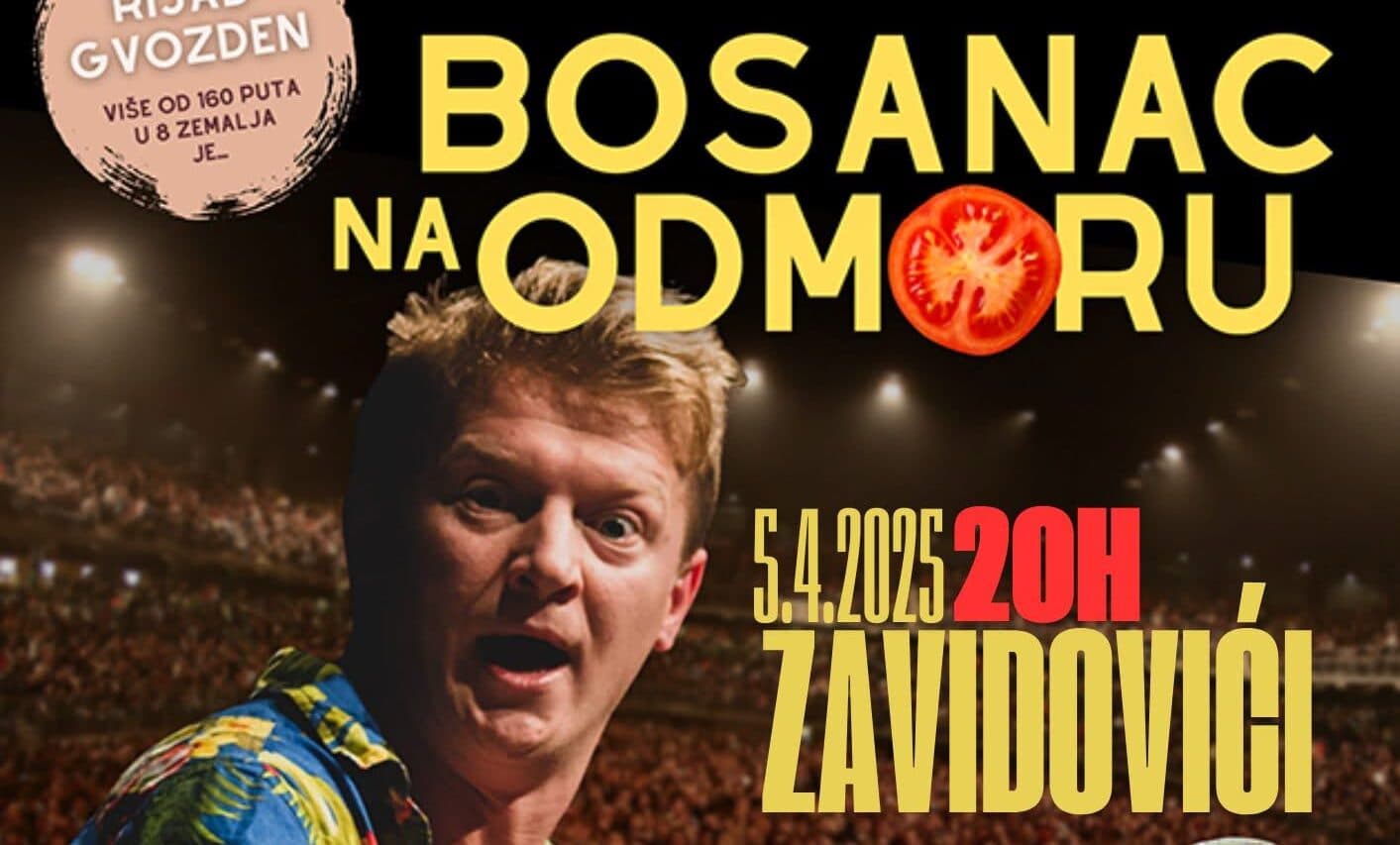 Komedija “Bosanac na odmoru” ove sedmice u KSC Zavidovići