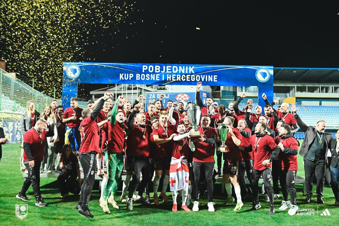 FK Sarajevo osvajač Kupa BiH za sezonu 2024/2025