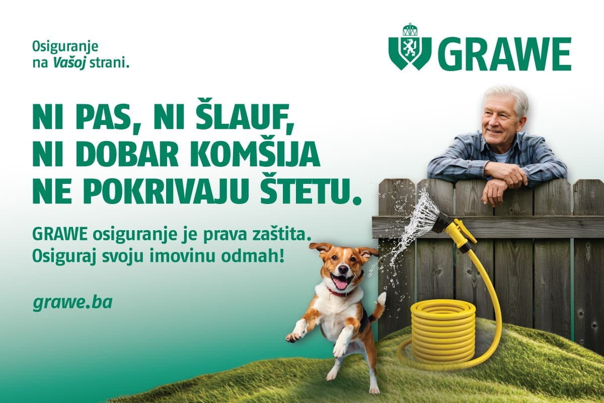 Ni pas, ni šlauf, ni dobar komšija ne pokrivaju štetu: GRAWE osiguranje je prava zaštita